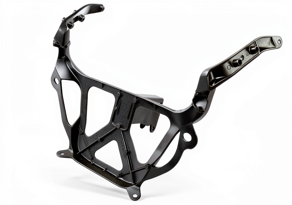 Installing Suzuki GSXR600-750 Aluminum Bracket on a garage workbench