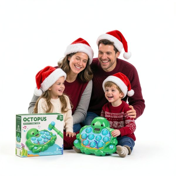 Veoasis Octopus Pounding Toy with Soft Mallets-4