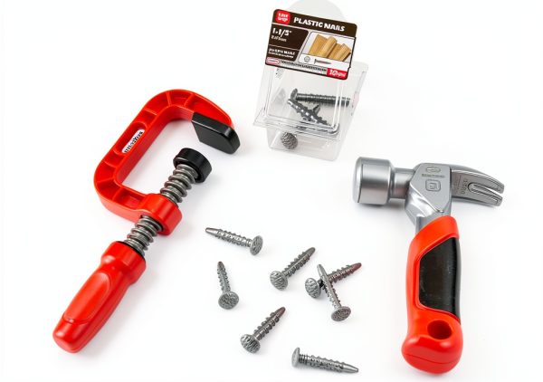 MGA Construction Playset Foam Wood Kids Tool Kit-0