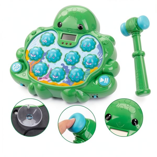 Veoasis Octopus Pounding Toy with Soft Mallets-5