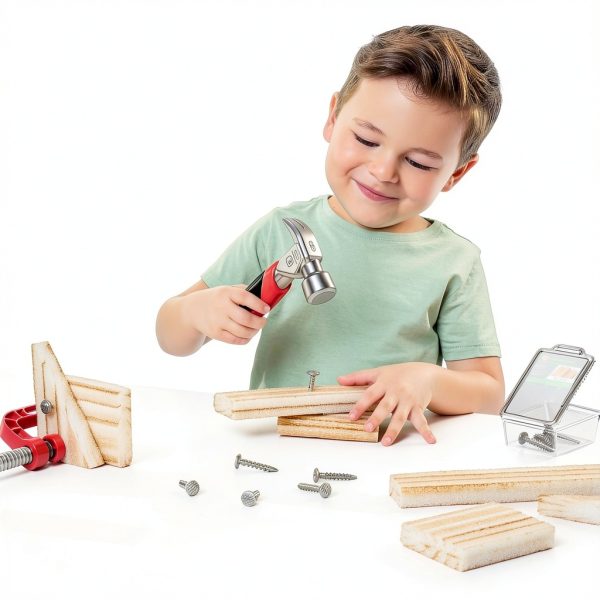 MGA Construction Playset Foam Wood Kids Tool Kit-1