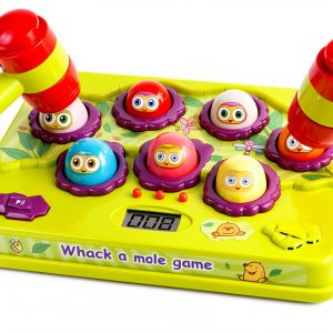 BAODLON Pound a Mole Interactive Toy for Kids 3+ 9 Level Hammer Game-0