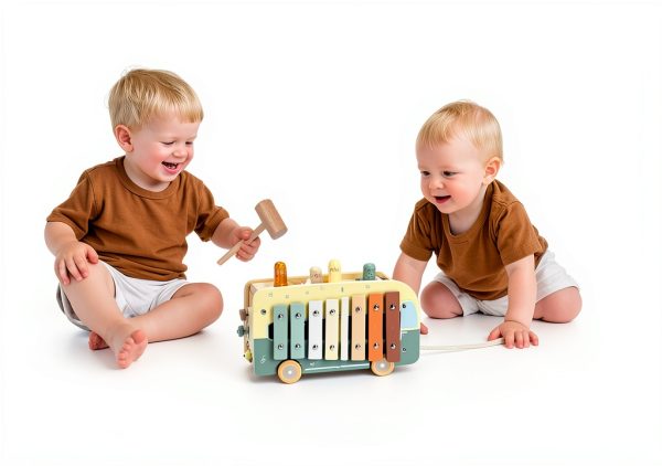 Vanplay 7-in-1 Toddler Activity Toy – Xylophone, Mole Game, Fishing-3