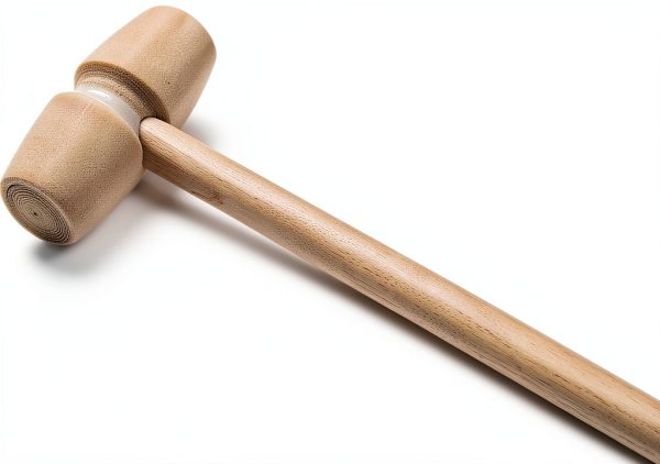 TDOCK Wooden Hammer Set 24 pcs – Natural Finish, Kids Grip Toy-2