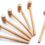 Mini Wooden Hammer Litoexpe 12pcs Set German Style Flat Head-0
