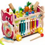 Edutree 8-in-1 Wooden Montessori Toy Set for 1-3 Year Olds with-0