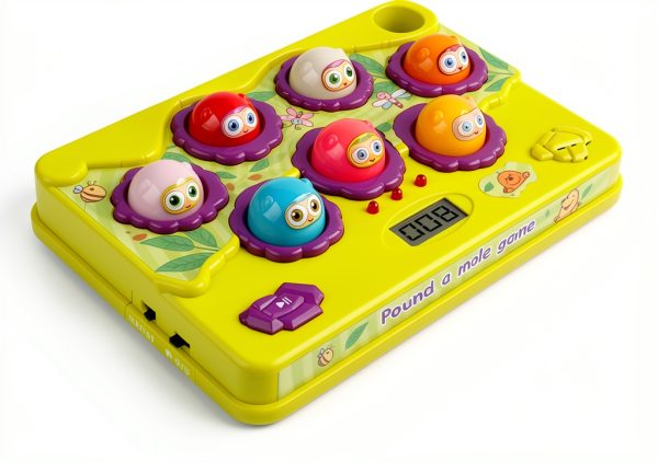 BAODLON Pound a Mole Interactive Toy for Kids 3+ 9 Level Hammer Game-1