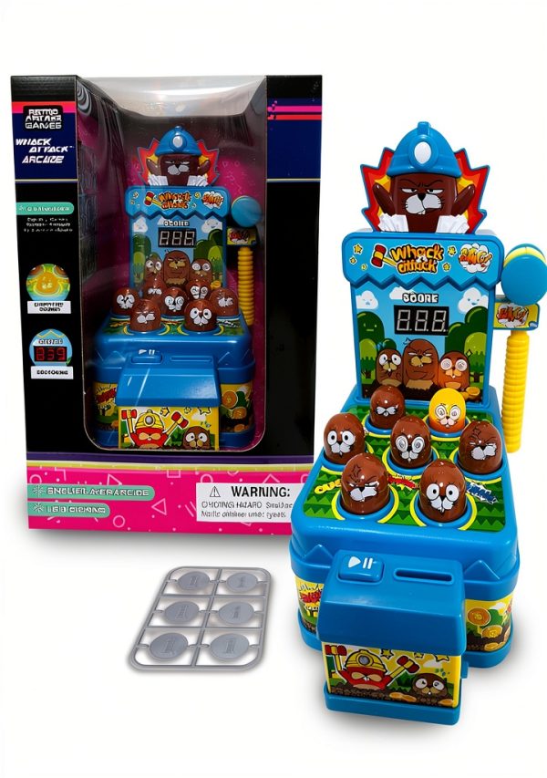 Thin Air Brands Whack Attack Arcade Game with LED Light Show G539-0