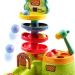 Ponilyer Kids Hammering Ball Toy with Shooting and Counting Modes TL1-0