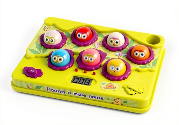 BAODLON Pound a Mole Interactive Toy for Kids 3+ 9 Level Hammer Game-3