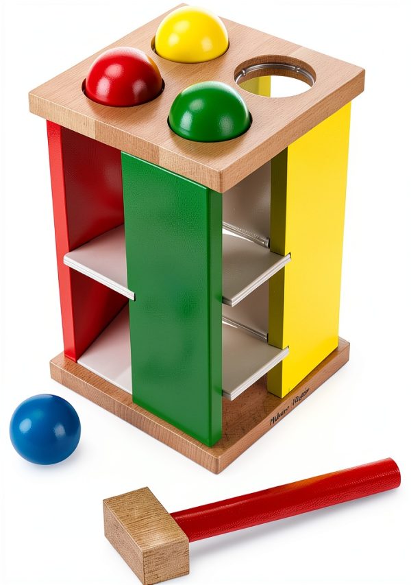 Melissa & Doug Wooden Hammering Toy Model 3559 for Toddlers Ages 2-4-0