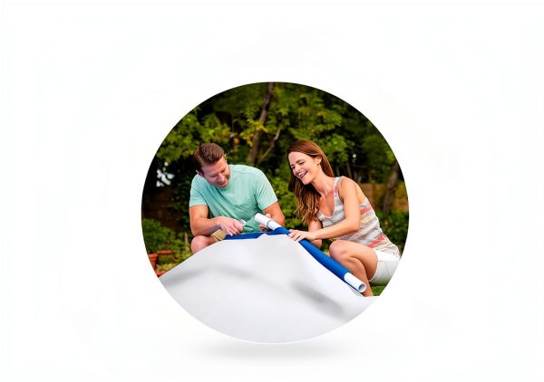 Intex 6ft x 15in Canopy Metal Frame Swimming Pool with Sprayer-7