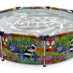 Bestway Steel Pro 9ft x 26in above ground pool Panda Jungle Print-0