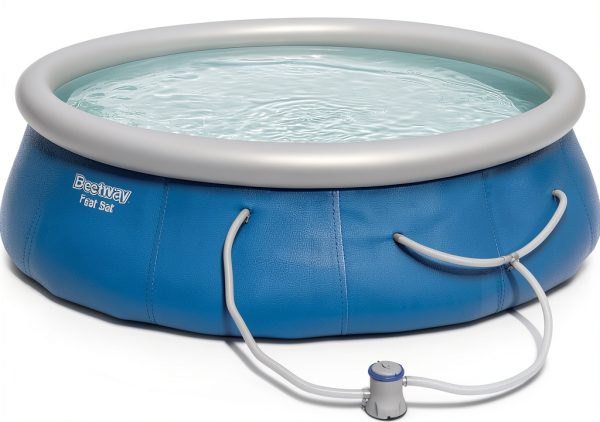 Bestway 57275E Above Ground Pool 12 ft Blue with 330‑gal Filter-1