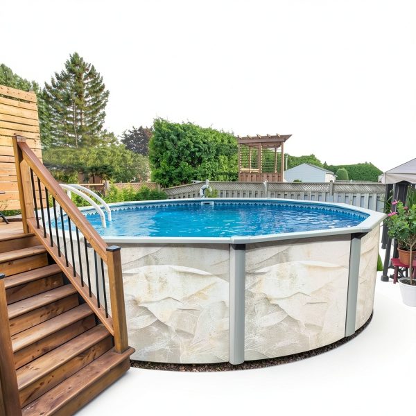 Aquarian Steel Above Ground Pool Kit 24ft Phoenix with Sand Filter-2