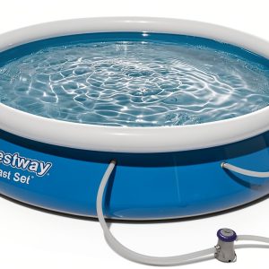 Bestway 57275E Above Ground Pool 12 ft Blue with 330‑gal Filter-0