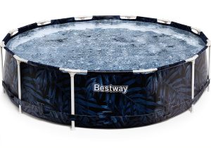 Bestway Steel Pro MAX Round Swimming Pool Set 12 ft x 30 in Tropical-0