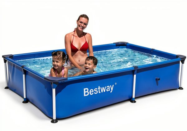 Bestway Steel Pro Deluxe Splash Frame Pool 3300L Blue Outdoor-4
