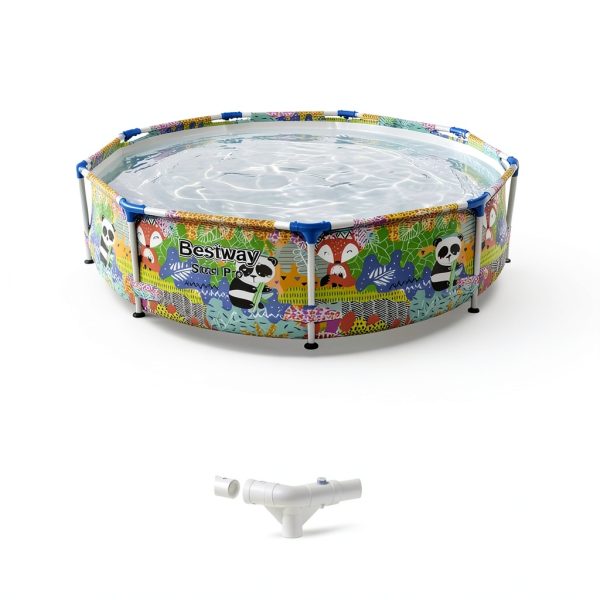 Bestway Steel Pro 9ft x 26in above ground pool Panda Jungle Print-1