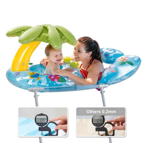 DIMAR GARDEN Above Ground Swimming Pool with Filter Pump, Outdoor Rectangular Steel Frame Swimming Pool for Kids Adults,10ft x 6.8ft x 25.6in-4