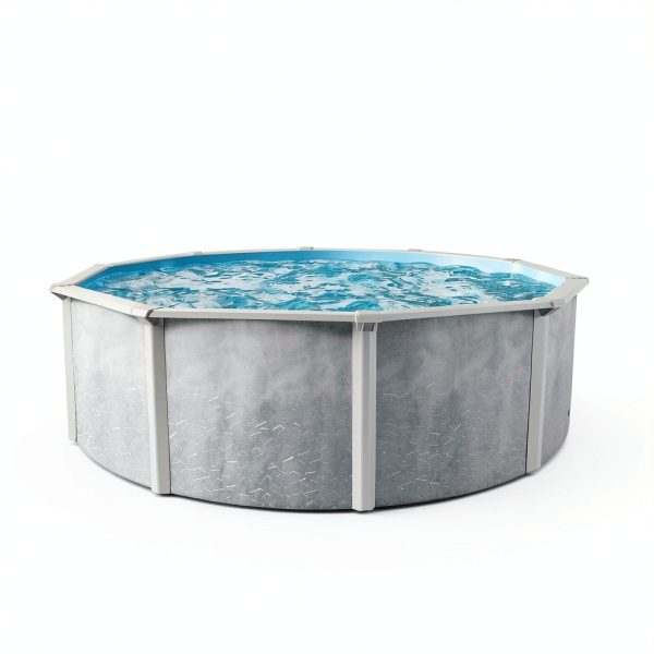 Aquarian Steel Above Ground Pool Kit 24ft Phoenix with Sand Filter-1