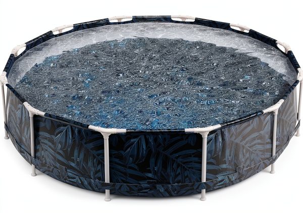 Bestway Steel Pro MAX Round Swimming Pool Set 12 ft x 30 in Tropical-7