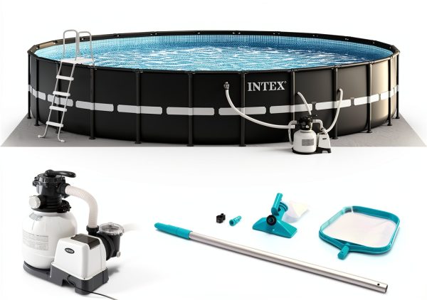 Intex Ultra XTR 18ft x 52in Above Ground Pool Set with Sand Filter-0