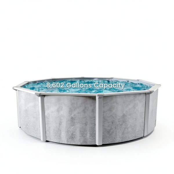 Aquarian Phoenix Round Above Ground Pool Kit 18x52 with Steel Frame-1