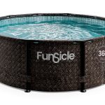 Funsicle Oasis Designer 12' x 36" Pool with 2-in-1 Pump Ladder-0