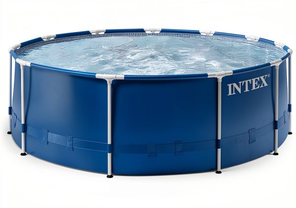 Intex Metal Frame 15' x 48" Above Ground Pool Set with Filter Pump-3