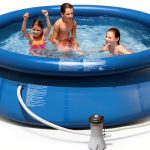 Intex 10-Feet x 30-Inch Easy Set Pool Blue Frame Includes Filter Pump-0