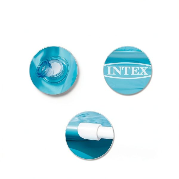 Intex Miniature Vinyl Kiddie Pool 4ft x 12in Blue Above Ground Frame-2