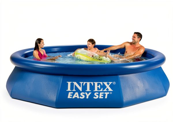 Intex 10-Feet x 30-Inch Easy Set Pool Blue Frame Includes Filter Pump-1
